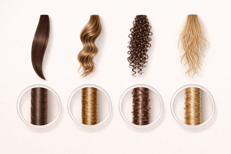 Как определить свой тип волос