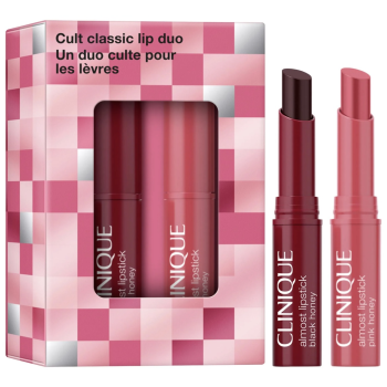Набір бальзамів для губ Clinique Cult Classic Lip Duo (Black Honey | Pink Honey) 2x1.2 g Mini