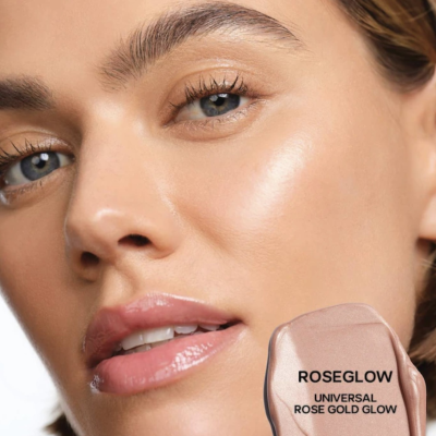 Сяюча база під макіяж Saie Glowy Super Gel Lightweight Dewy Multipurpose Illuminator (Roseglow) 30 ml