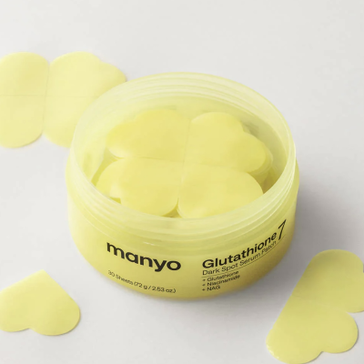 Патчі для освітлення пігментації обличчя Manyo Glutathione 7 Dark Spot Serum Patch (30 шт) 72 g