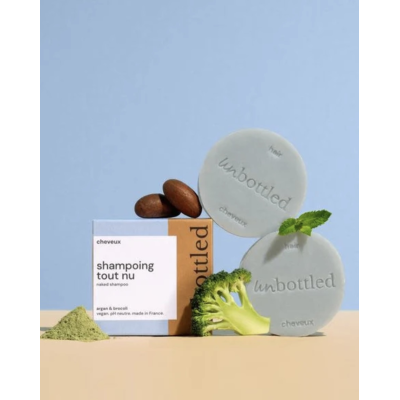 Твердий шампунь Unbottled Naked Shampoo 20 g Mini