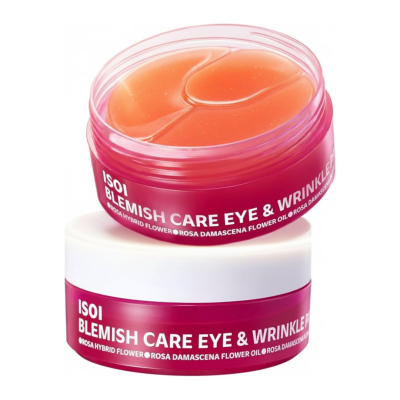Гідрогелеві патчі для очей з рожевою водою Isoi Blemish Care Eye & Wrinkle Patch 90 g