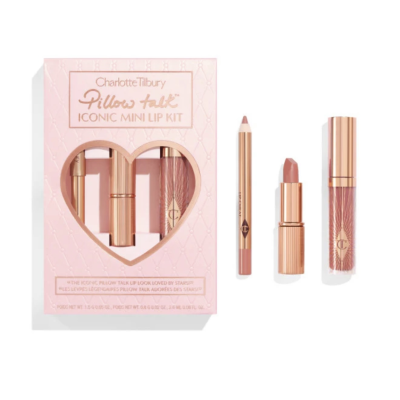 Лімітований набір для губ Charlotte Tilbury Pillow Talk Iconic Mini Lip Kit Travel Size