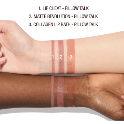 Лімітований набір для губ Charlotte Tilbury Pillow Talk Iconic Mini Lip Kit Travel Size