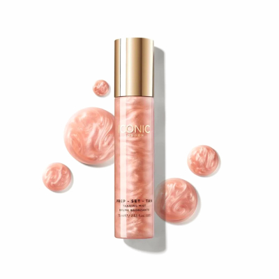 Сияющий спрей-хайлайтер для лица и тела с эффектом автозагара Iconic London Prep-Set-Tan Skin (Original) 75 ml