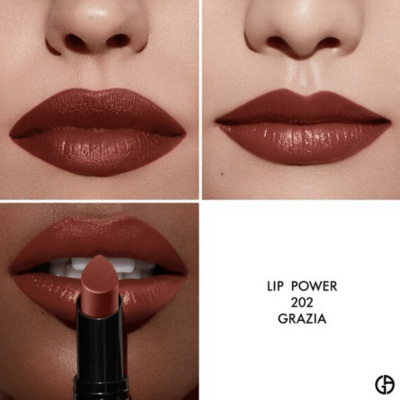 Помада для губ Giorgio Armani Lip Power Longwear Vivid Lip Color Lipstick (202 Grazia) 1.4 g Mini