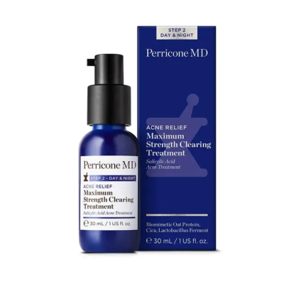 Крем для лица с салициловой кислотой для кожи, склонной к высыпаниям Perricone MD Maximum Strength Clearing Treatment 30 ml