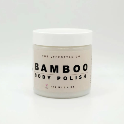 Скраб для тіла на основі екстракту стебла бамбука The Lyfestyle Co. Bamboo Body Polish 118 ml (без коробочки, з набору)