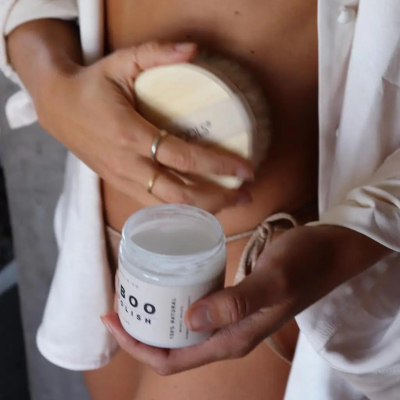 Скраб для тіла на основі екстракту стебла бамбука The Lyfestyle Co. Bamboo Body Polish 118 ml (без коробочки, з набору)