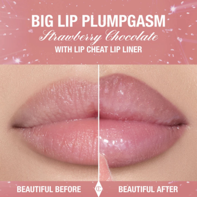Лімітований блиск-плампер для губ Charlotte Tilbury Big Lip Plump Gasm (Strawberry Chocolate) 5.5 ml