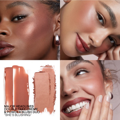 Палетка румян Patrick Ta Major Double-Take Creme & Powder Blush Duo (She's Blushing) 10 g