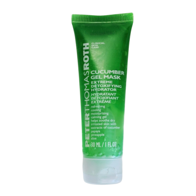 Зволожуюча гелева маска для обличчя та шкіри навколо очей Peter Thomas Roth Cucumber De-Tox Gel Mask 30 ml Mini