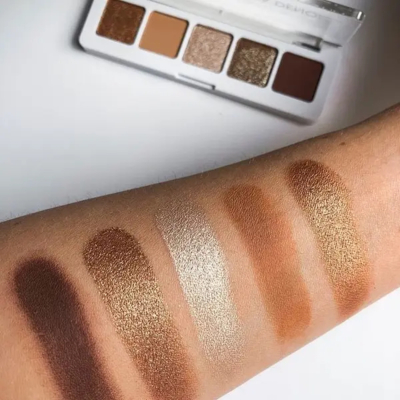 Палетка тіней + пензлик для розтушовки тіней Natasha Denona Mini Nude Eyeshadow Palette & Eyeshadow Brush Gift