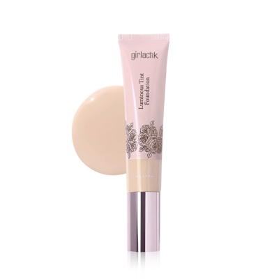 Легкий тональный крем 2в1 Girlactik Luminous Tint Foundation (F2 Light) 40 ml