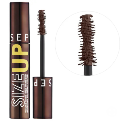 Коричнева туш для вій Sephora Size Up Volume & Extra Large Mascara 12.5 ml
