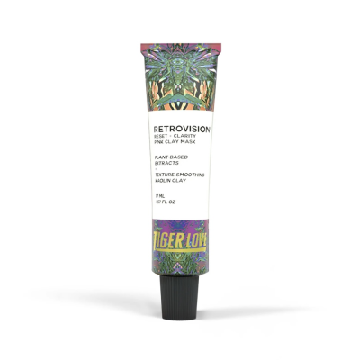Очищувальна глиняна маска для обличчя Retrovision Reset + Clarity Pink Mask 17 g