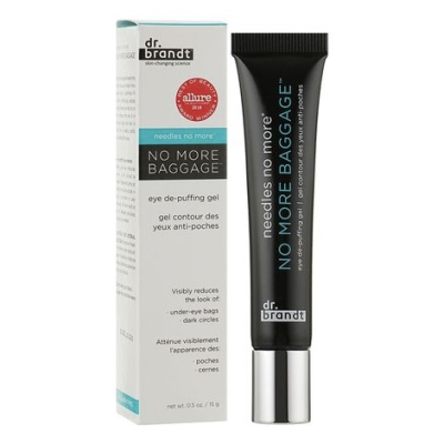 Ефективний гель для очей проти мішків та темних кіл Dr. Brandt needles no more® NO MORE BAGGAGE™ eye de-puffing gel 15 g