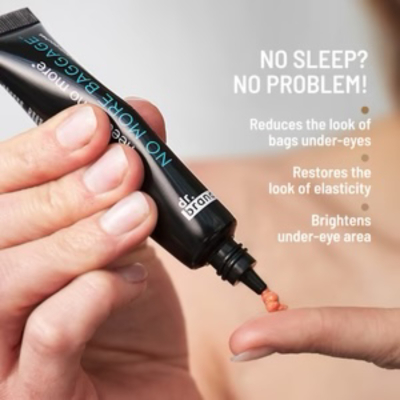 Эффективный гель для глаз против мешков и тёмных кругов Dr. Brandt needles no more® NO MORE BAGGAGE™ eye de-puffing gel 15 g