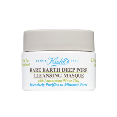 Очищающая маска для лица на сужение пор Kiehl's Rare Earth Deep Pore Cleansing Mask 14 ml Mini