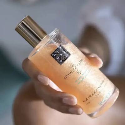 Масло для тела для усиления загара Rituals The Ritual of Karma Shimmering Body Oil 100 ml  (без коробочки, из набора)