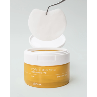 Тонер-пади для освітлення та зволоження шкіри Celimax Pore+Dark Spot Brightening Pad (40 шт) 100 ml