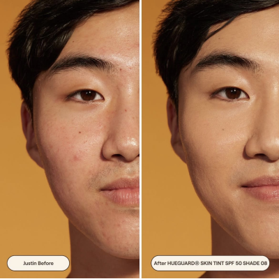 Сонцезахисний крем з тонуючим ефектом та SPF50 Live Tinted Hueguard Skin Tint SPF 50 (08) 10 ml Mini