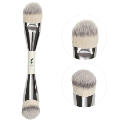 Двосторонній пензлик для сухих і кремових румʼян Ciele Dual-Ended Blush Brush