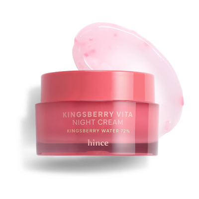 Нічний крем з вітамінним комплексом та екстрактом полуниці Hince Kingsberry Vita Night Cream 50 ml