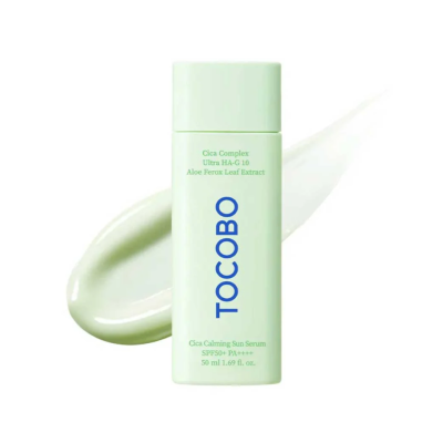 Заспокійлива сонцезахисна сироватка для обличчя Tocobo Cica Calming Sun Serum SPF50 (50 ml)