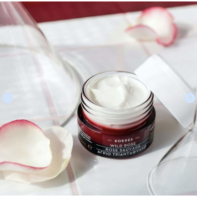 Зволожуючий денний крем з дикою трояндою Korres Wild Rose Cream 40 ml