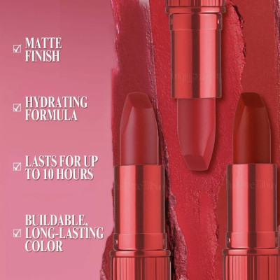 Помада Charlotte Tilbury Matte Revolution (Hollywood Vixen) 1.5 g Travel Size (без коробочки, з набору)