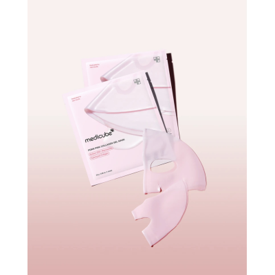 Укрепляющая гидрогелевая маска для лица Medicube PDRN Pink Collagen Jelly Gel Mask (28 g)