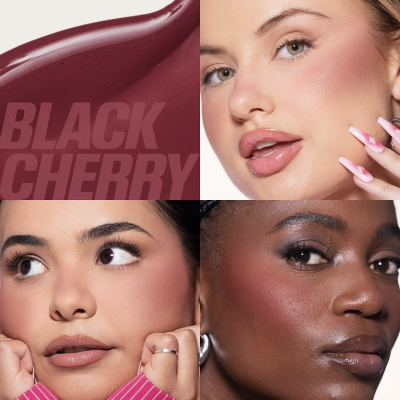 Набор мини-румян Huda Beauty Baby Blush Duo (Strawberry Cream, Black Cherry)