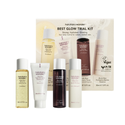Набір для освітлення і зволоження шкіри обличчя Haruharu Wonder Best Glow Trial Kit