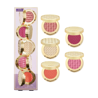 Набір румʼян і хайлайтера Tarte Stay Golden Amazonian Clay Cheek Set 5х1.5 g Mini