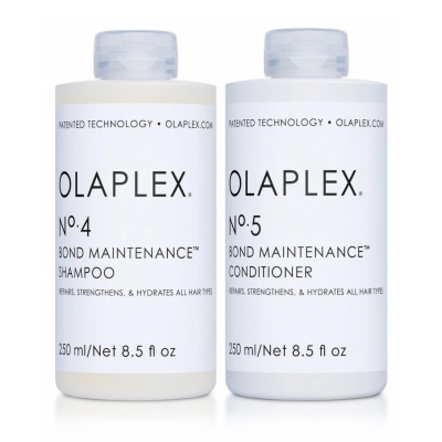 Набір Olaplex No.4 та No.5 шампунь та кондиціонер Bond Maintenance Shampoo and Conditioner 2*100 ml (без коробочки, з набору)