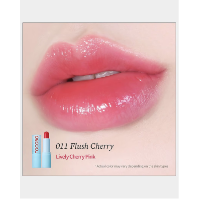 Тонирующий бальзам для губ Tocobo Glass Tinted Lip Balm (011 Flush Cherry) 3.5 g