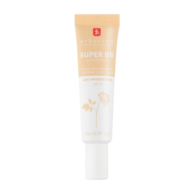 Тонуючий BB крем для обличчя Erborian Super BB Cream SPF20 (Nude) 15 ml