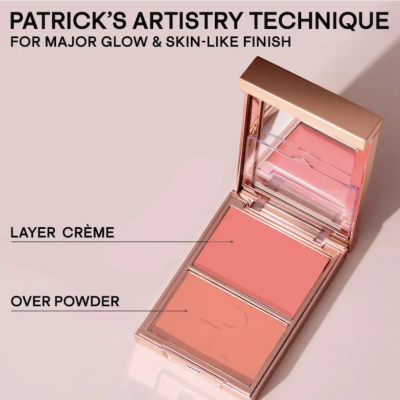 Палетка румян Patrick Ta Major Double-Take Creme & Powder Blush Duo (Soft Launch) 10 g