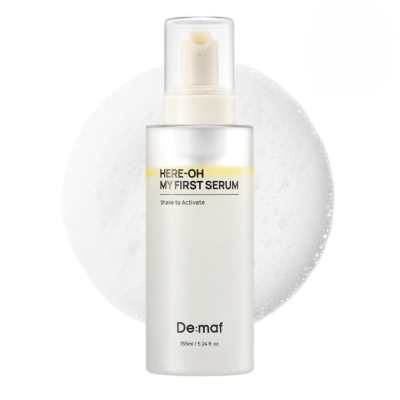 Восстанавливающий пузырьковый тоник-сыворотка Demaf Here-Oh My First Serum 155 ml