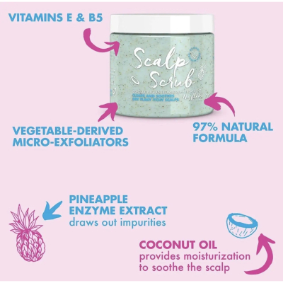 Відлущуючий скраб для шкіри голови проти лупи Umberto Giannini Scalp Scrub Exfoliating Anti-Dandruff Treatment 200 ml (без коробочки, з набору)