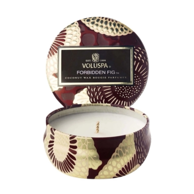 Ароматична кокосова свічка Voluspa Tiny Coconut Wax Candle Forbidden Fig (25 g)