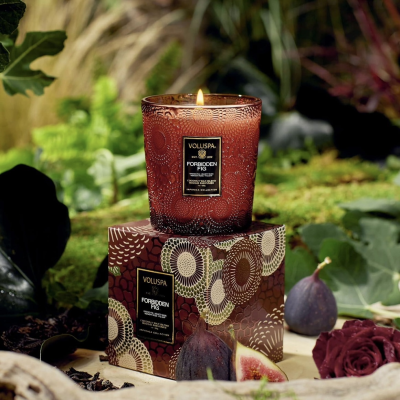 Ароматична кокосова свічка Voluspa Tiny Coconut Wax Candle Forbidden Fig (25 g)