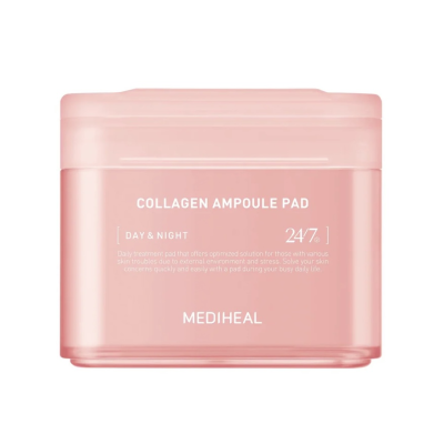 Тонер-пади з колагеном для зволоження шкіри Mediheal Collagen Ampoule Pad 100 шт