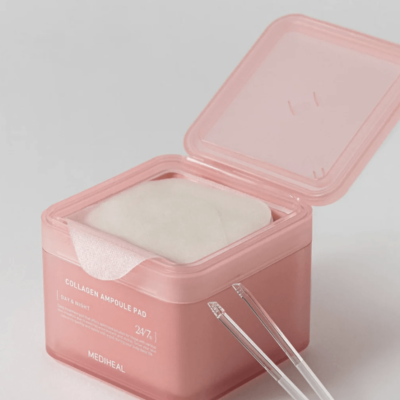 Тонер-пади з колагеном для зволоження шкіри Mediheal Collagen Ampoule Pad 100 шт