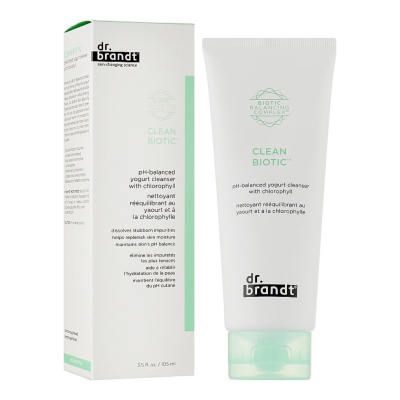 Очищаючий крем з хлорофілом на основі йогурту Dr.Brandt Clean Biotic Cream 105 ml