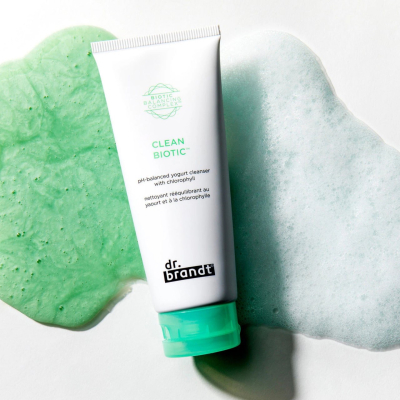 Очищающий крем с хлорофиллом на основе йогурта Dr.Brandt Clean Biotic Cream 105 ml