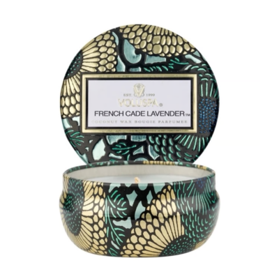 Ароматична кокосова свічка Voluspa Tiny Coconut Wax Candle French Cade Lavender (25 g)
