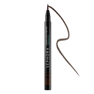Водостійка коричнева підводка для повік Sephora Colorful Wink-it Felt Liner Waterproof (02 Cup a Joe) 0.55 ml