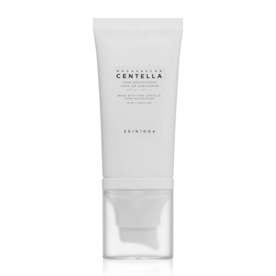 Сонцезахисний крем для вирівнювання тону шкіри SKIN1004 Madagascar Centella Tone Brightening Tone-up Sunscreen SPF50 (50 ml)